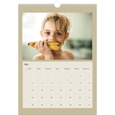 A3 Calendrier annuel — Terracotta [couverture]