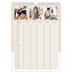 Calendrier familial A3 — Agenda palette naturelle - Famille de 5 [Mars]