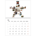 Calendrier photo A4 double (30 x 40 cm) — Formes et collage [couverture]