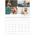 Calendrier photo A4 double (30 x 40 cm) — Instantanés et calligraphie [Mars]