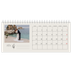 Calendrier de bureau — Initiales fleuries [Février]