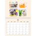 Calendrier photo A4 double (30 x 40 cm) — Pattes de chat et gribouillis [couverture]
