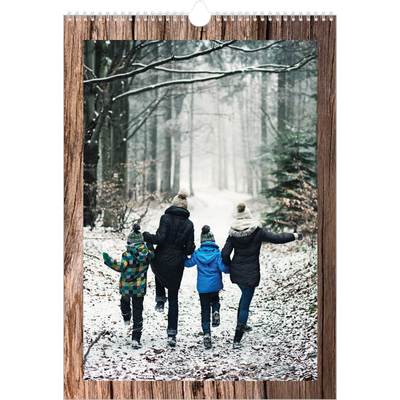 A3 Calendrier annuel — Rustique [couverture]