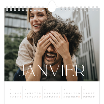 Calendrier photo carré — Plus grand que la vie
