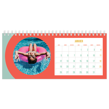 Calendrier de bureau — Fun et moderne
