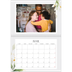 Calendrier photo A4 double (30 x 40 cm) — Éclaboussure florale [Avril]