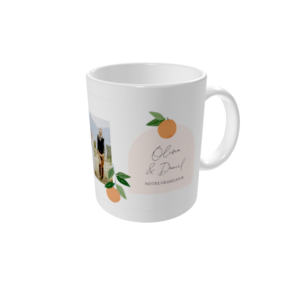 Mug personnalisé — Agrumes festifs