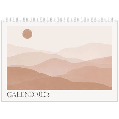 Calendrier photo A4 double (30 x 40 cm) — Citations inspirantes [couverture]