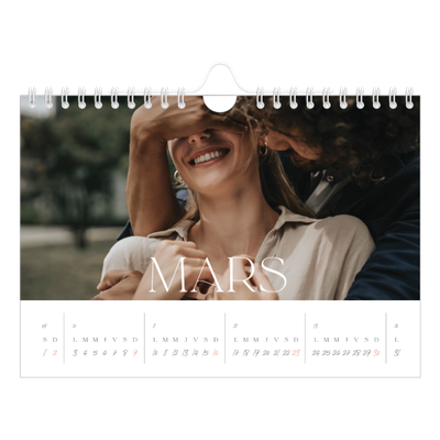 Calendrier photo A5 — Plus grand que la vie [Mars]