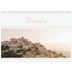 Calendrier photo A4 double (30 x 40 cm) — Bannière en écriture dorée [couverture]