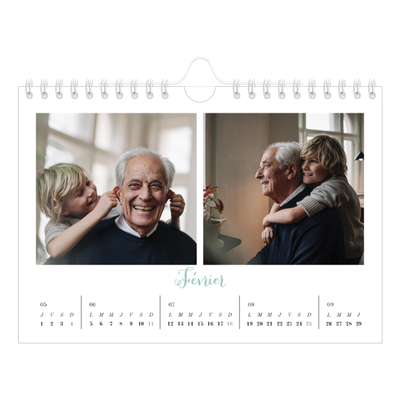 Calendrier photo A5 — Bienvenu au monde [Février]