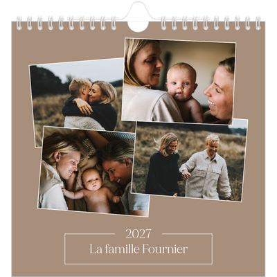 Calendriers annuels carré — Souvenirs artisanaux [couverture]