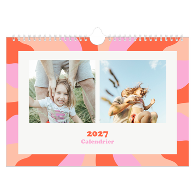 Calendrier photo A4 — Jeu de motifs [couverture]