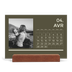 Calendrier de bureau support bois - paysage   — Contemporain audacieux [Avril]