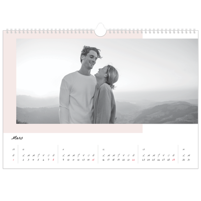 Calendrier photo A3 — Écrans de couleur [Mars]