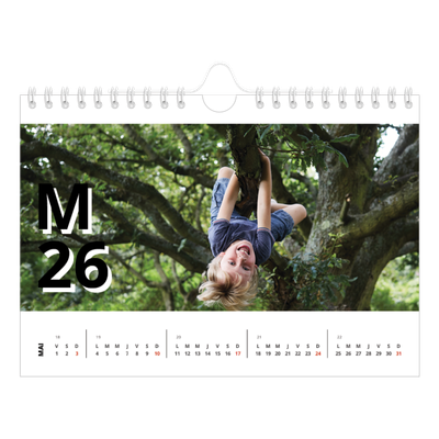 Calendrier photo A5 — Jolie lettre [couverture]