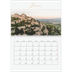 Calendrier photo A4 double (30 x 40 cm) — Bannière en écriture dorée [Janvier]