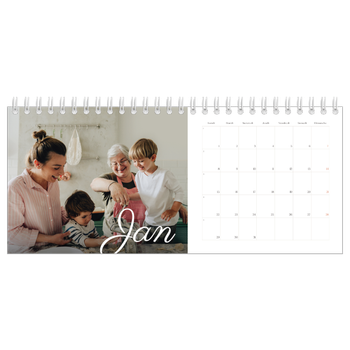 Calendrier de bureau — Mois écris à la main