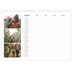Calendrier photo A3 — Agenda simple - Famille de 4 [Janvier]