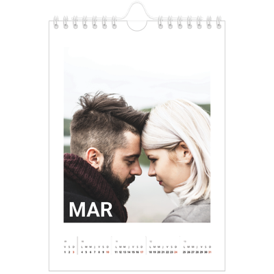 Calendrier photo A5 — Grand mois [Mars]