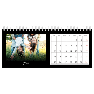 Calendrier de bureau — Diapositive [couverture]