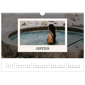 Calendrier photo A3 — L'édition portrait