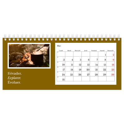 Calendrier de bureau — Terre éditoriale [Mai]