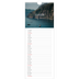 Calendrier mural long  — Évasion sans fin [Janvier]