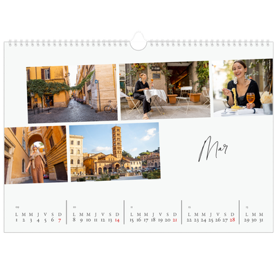 Calendrier photo A3 — Escapade citadine [Mars]