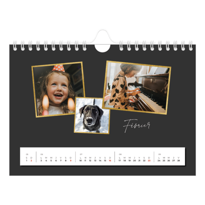 Calendrier photo A5 — Tellement de souvenirs [Février]