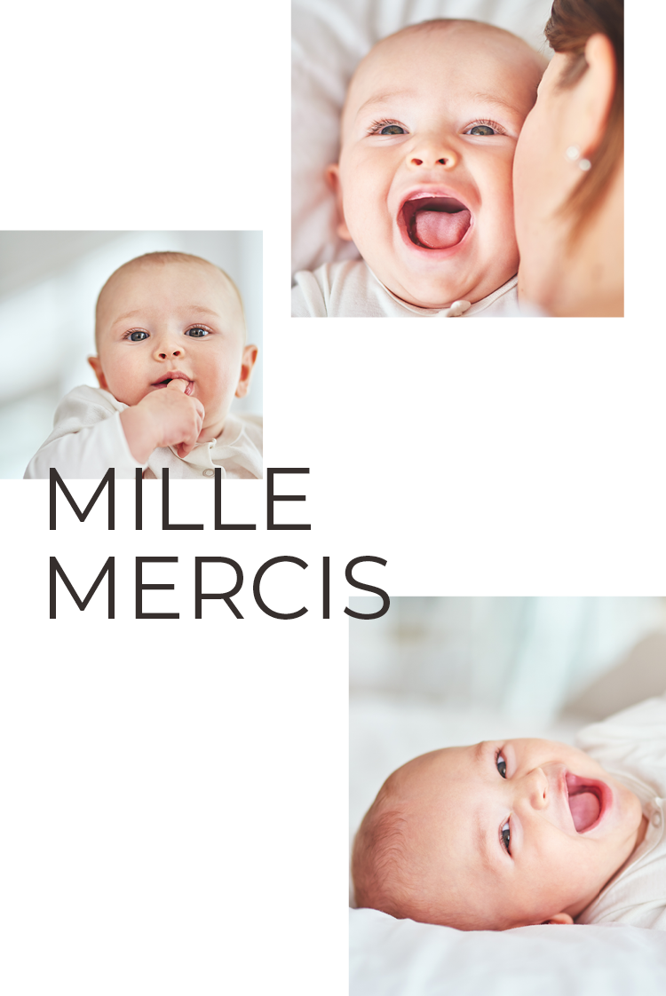 Carte de remerciement — Coins photos