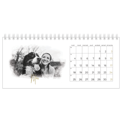Calendrier de bureau — Effet photo [Mai]