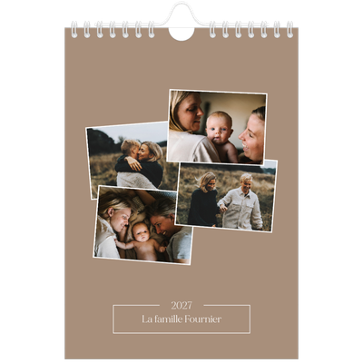 Calendrier photo A5 — Souvenirs artisanaux [couverture]