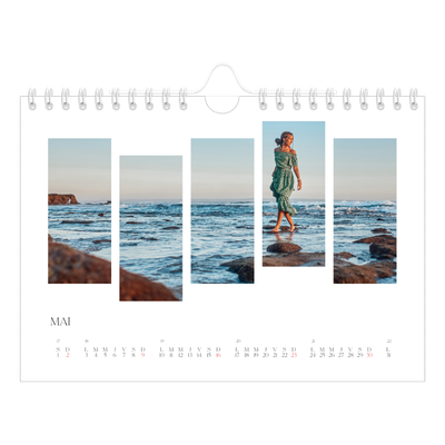 Calendrier photo A5 — Fragments de voyage [Mai]