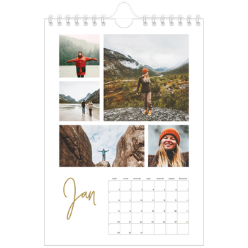 Calendrier photo A5 — Manuscrit
