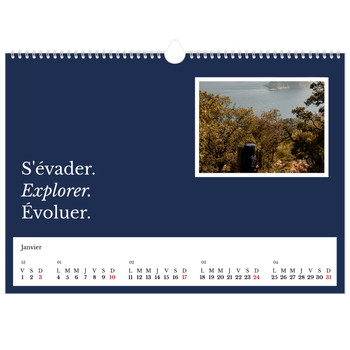 Calendrier photo A3 — Terre éditoriale