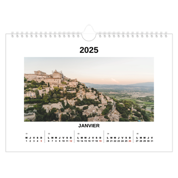 Calendrier photo A4 — Simple photo