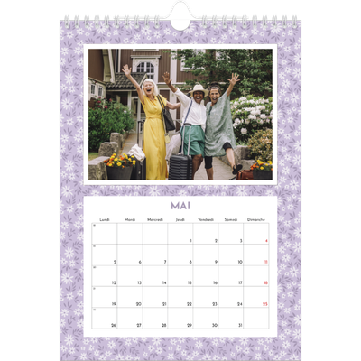 Calendrier photo A4 (20 x 30 cm) — En floraison [couverture]