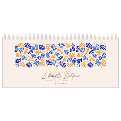 Calendrier de bureau — Coraux minimalistes [couverture]