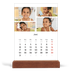 Calendrier de bureau support bois - portrait  — Arrangements photo [Mars]