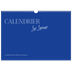 Calendrier photo A3 — Classique cobalt [couverture]