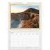 Calendrier photo A4 (20 x 30 cm) — Dorure sur marbre [Mars]