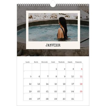 Calendrier photo A3 — L'édition portrait