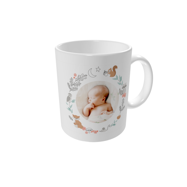 Mug personnalisé — Couronne forestière