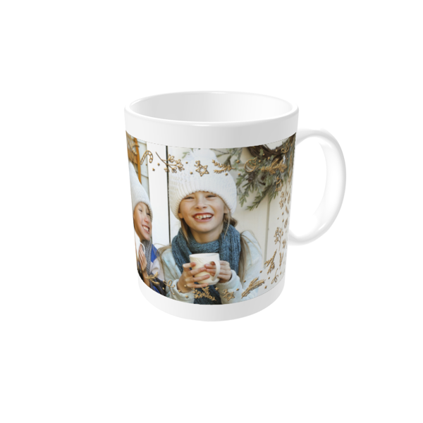 Mug personnalisé — Noir & or
