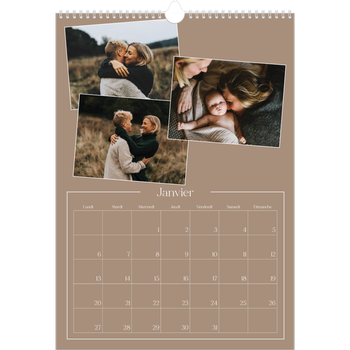 Calendrier photo A3 — Souvenirs artisanaux