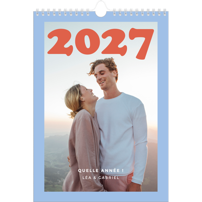 Calendrier photo A4 (20 x 30 cm) — Cadres rétro [couverture]