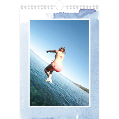 Calendrier photo A4 (20 x 30 cm) — Effet aquarelle [couverture]