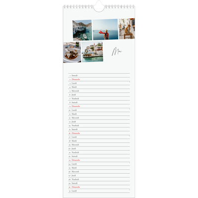 Calendrier mural long  — Escapade citadine [Mai]