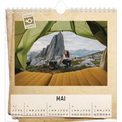 Calendriers annuels carré — Parts unknown [couverture]